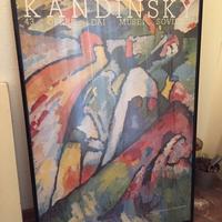 STAMPA VINTAGE MOSTRA DI KANDISKY  '80 - '81