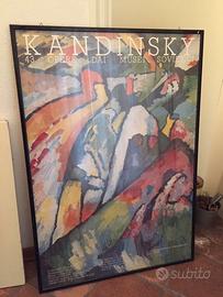 STAMPA VINTAGE MOSTRA DI KANDISKY  '80 - '81