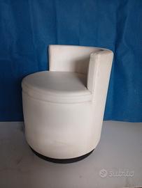 POLTRONA ROTONDA SIMILPELLE 