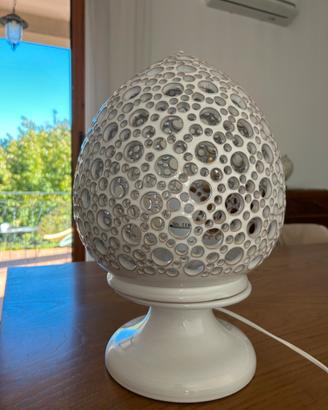 Lampada Pigna in ceramica artigianale