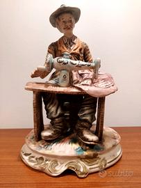 Statuina anni '50 di Capodimonte  " IL SARTO ">