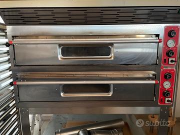Forno elettrico 2 camere (9 pizze) a camera