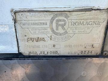 Rimorchio isotermico 18 epal romagna