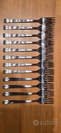 12 forchette e 12 coltelli ABERT inox 18/10