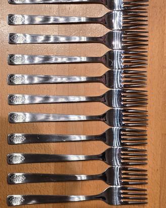 12 forchette e 12 coltelli ABERT inox 18/10