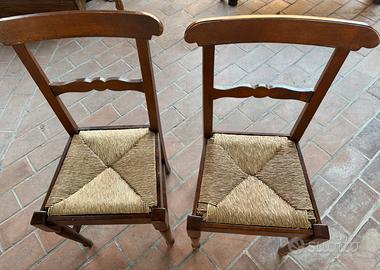 Coppia di sedie toscane