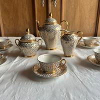 Servizio FURGA in porcellana e oro zecchino
