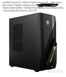 Pc gaming msi mag infinite
