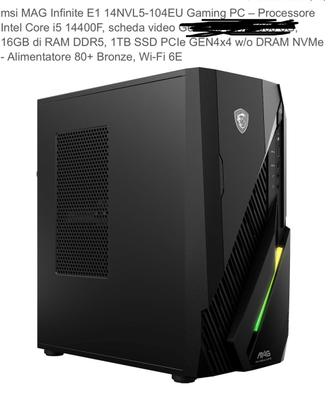 Pc gaming msi mag infinite