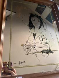 quadro specchio anni 70/80