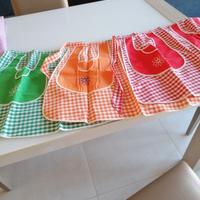 set 3 pz grembiuli da cucina