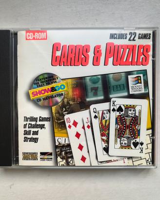 Cards And Puzzles 1995 CD Rom