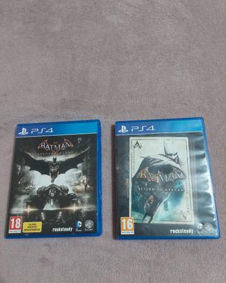 Ps4  BATMAN: ARKHAM KNIGHT &  RETURN TO ARKAM