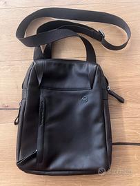 Borsa tracolla Piquadro originale pelle marrone