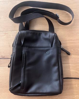 Borsa tracolla Piquadro originale pelle marrone