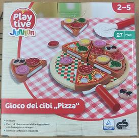 Gioco dei cibi pizza in legno LIDL Playtive