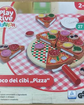 Gioco dei cibi pizza in legno LIDL Playtive