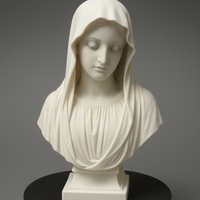 Busto Madonna - Arte sacra - Made in Italy