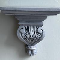 Coppia mensole in legno