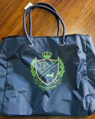 Borsa Victoria's Secret reversibile blu e verde