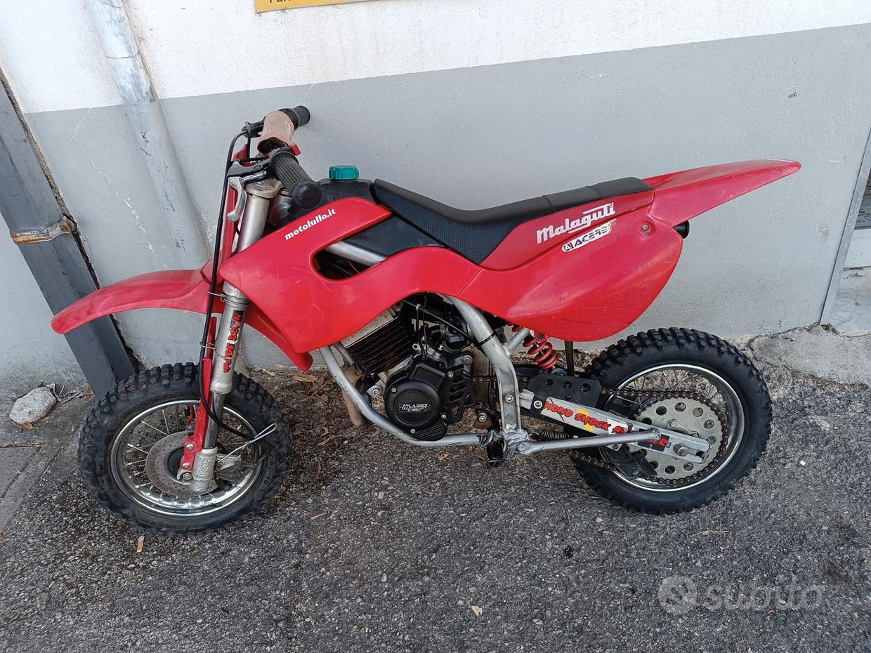 Motorcycle Malaguti Cross 50cc 1970 Malaguti Mini Cross Rouge