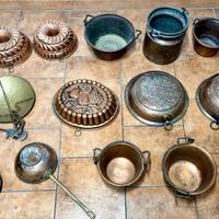 Oggetti vari in rame