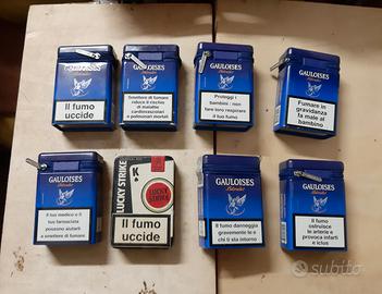 Pacchetti con cerniera sigarette Gauloises.