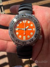 Orologio Seiko diver “Sawtooth” orange dial 2005