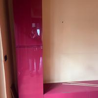 armadi sala laminato rosso, arredo sala