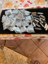 Lotto 20 connettori DB25 maschio + 20 gusci nuovi