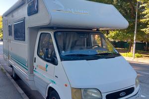 Camper mansardato 7 posti letto