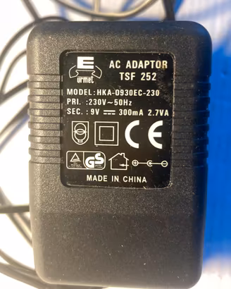 Adattatore alimentatore AC Urmet TSF 252  CA/CC