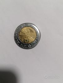 moneta con errore di conio 