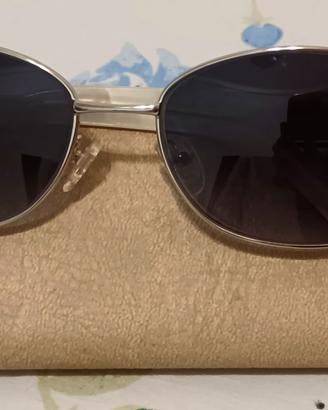 Occhiali da sole vintage Four eyes argentati e ma