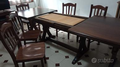 Tavolo fratino cm 180×100h76 allungabile cm 360 