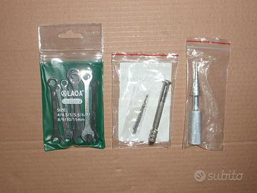 Chiavi inox + trapano + estrattore cuscinetti RC