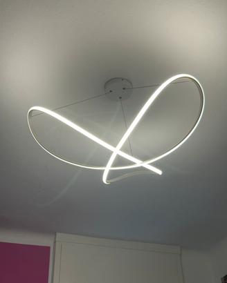 Lampadario luce bianca