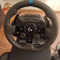 Logitech g923, pedaliera, freno a mano e cambio ad