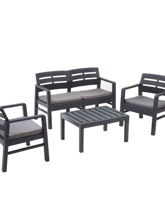 Set da giardino ancora imballato + ombrellone