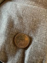 5 franchi di Francia 1971