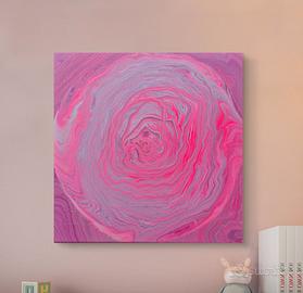 Quadro Moderno Astratto fatto a mano 40x40cm
