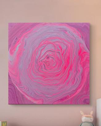 Quadro Moderno Astratto fatto a mano 40x40cm