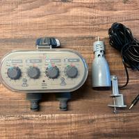 Programmatore irrigazione e sensore pioggia