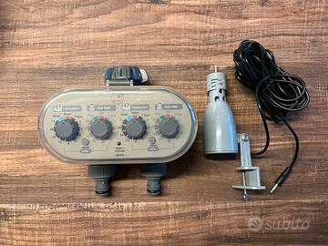 Programmatore irrigazione e sensore pioggia