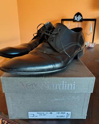 scarpe uomo nero giardini 