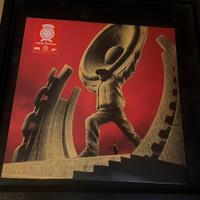 Vinile 60 Hz 2 Split Gold/Red Signed Dj Shocca