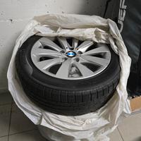 cerchi originali bmw 17 sensori 8 gomme 