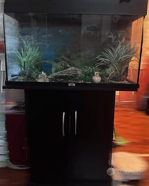 Acquario completo con cassettiera appoggi acquario