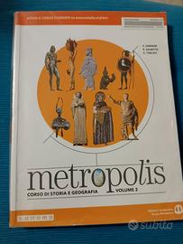 Metropolis volu 2 libro geostoria scuole superiori