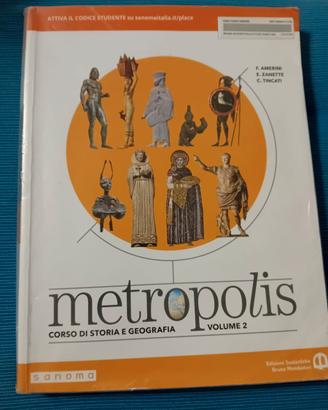Metropolis volu 2 libro geostoria scuole superiori